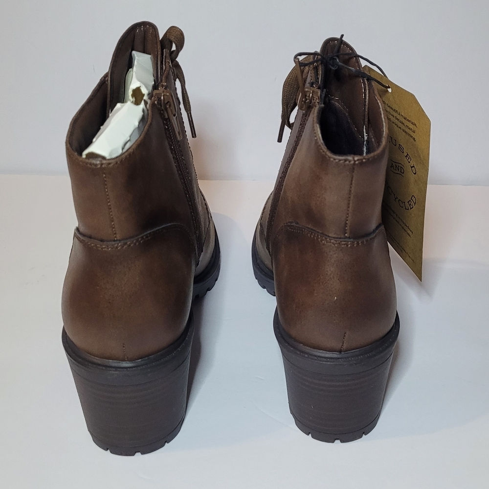 Frye And Co Ayla Womens Dark Brown Ankle Boots Size 9 - Picture 3 of 9